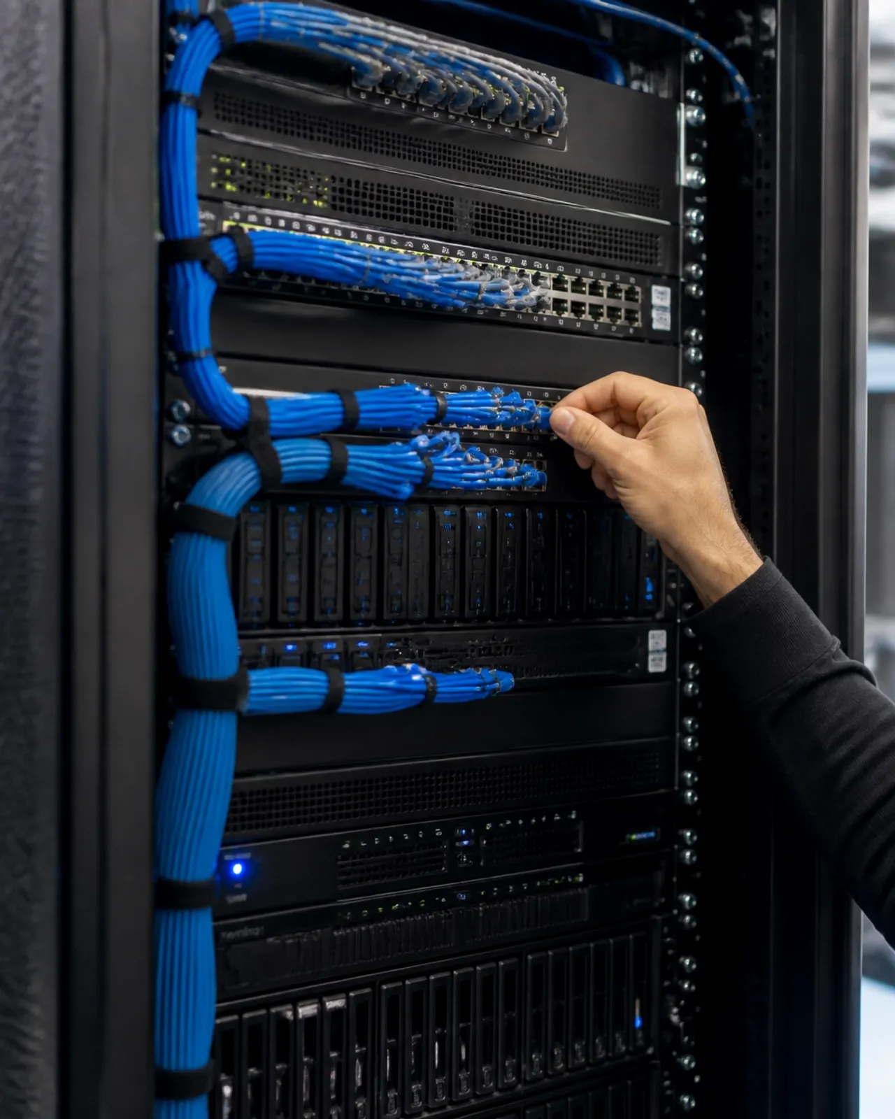 Professional structured cabling and networking equipment