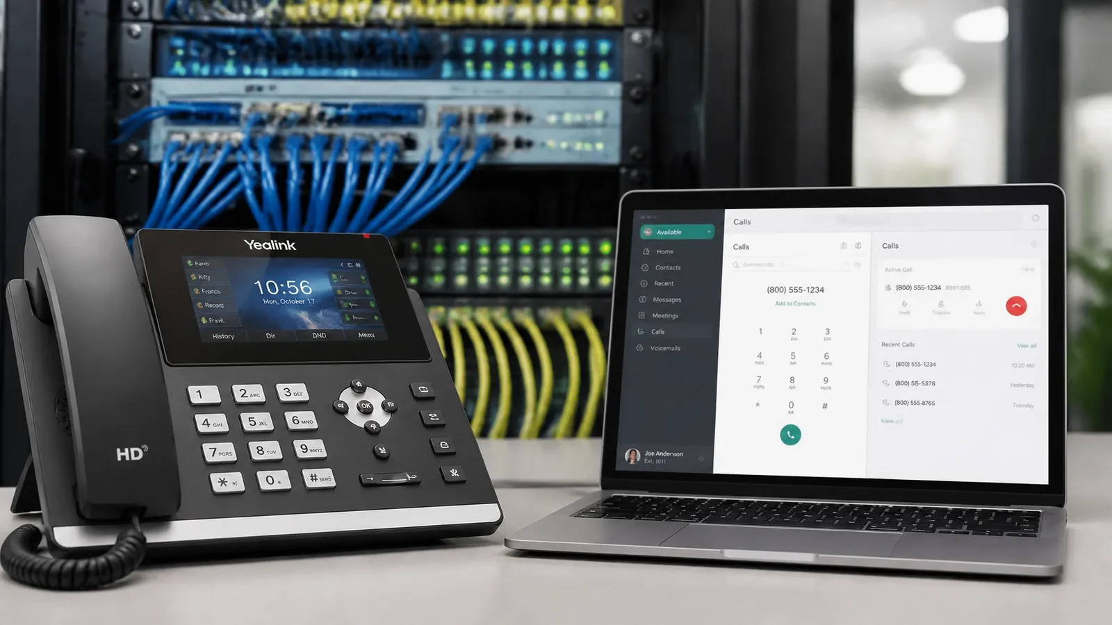 High-quality IP phone and professional networking hardware for SIP trunking environments