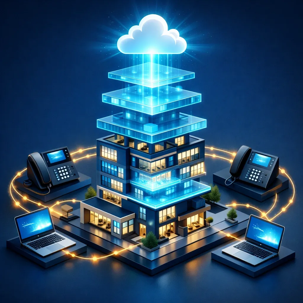 Cloud PBX Canada scalability showing seamless business growth and VoIP phone integration.