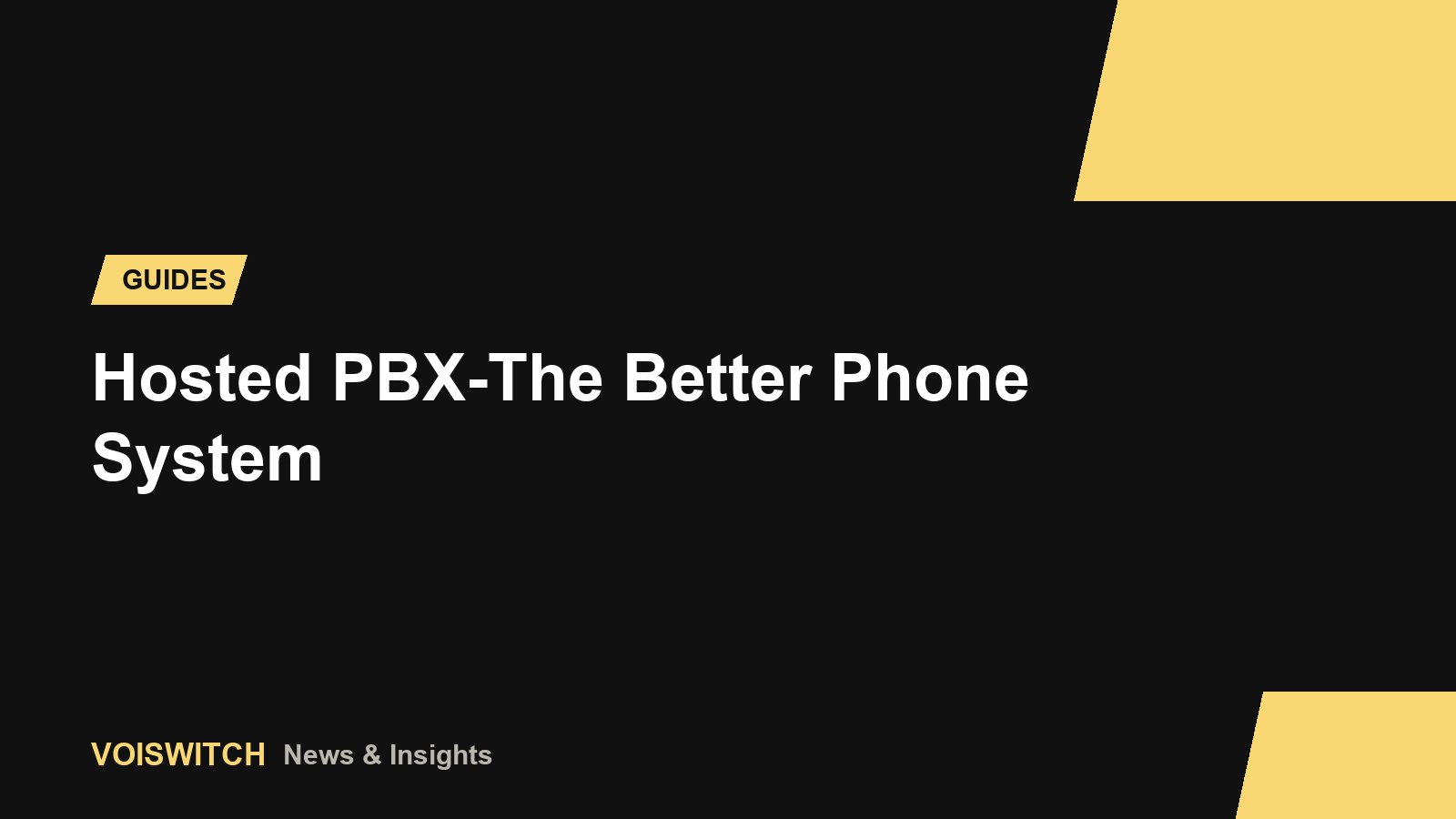 Hosted PBX-The Better Phone System