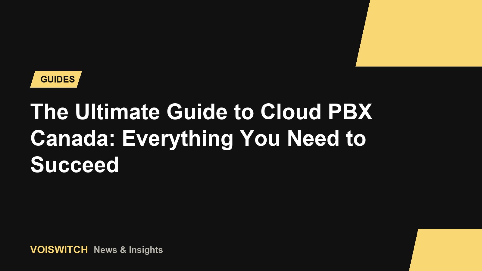 Cloud PBX in Canada: The Complete Guide for Business (2026)