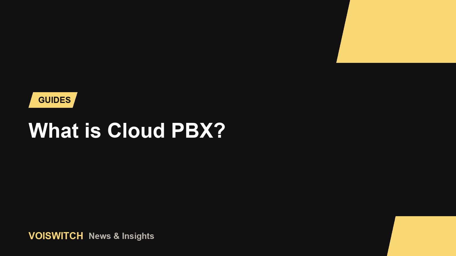 What Is Cloud PBX? A Plain-English Guide for Canadian Businesses