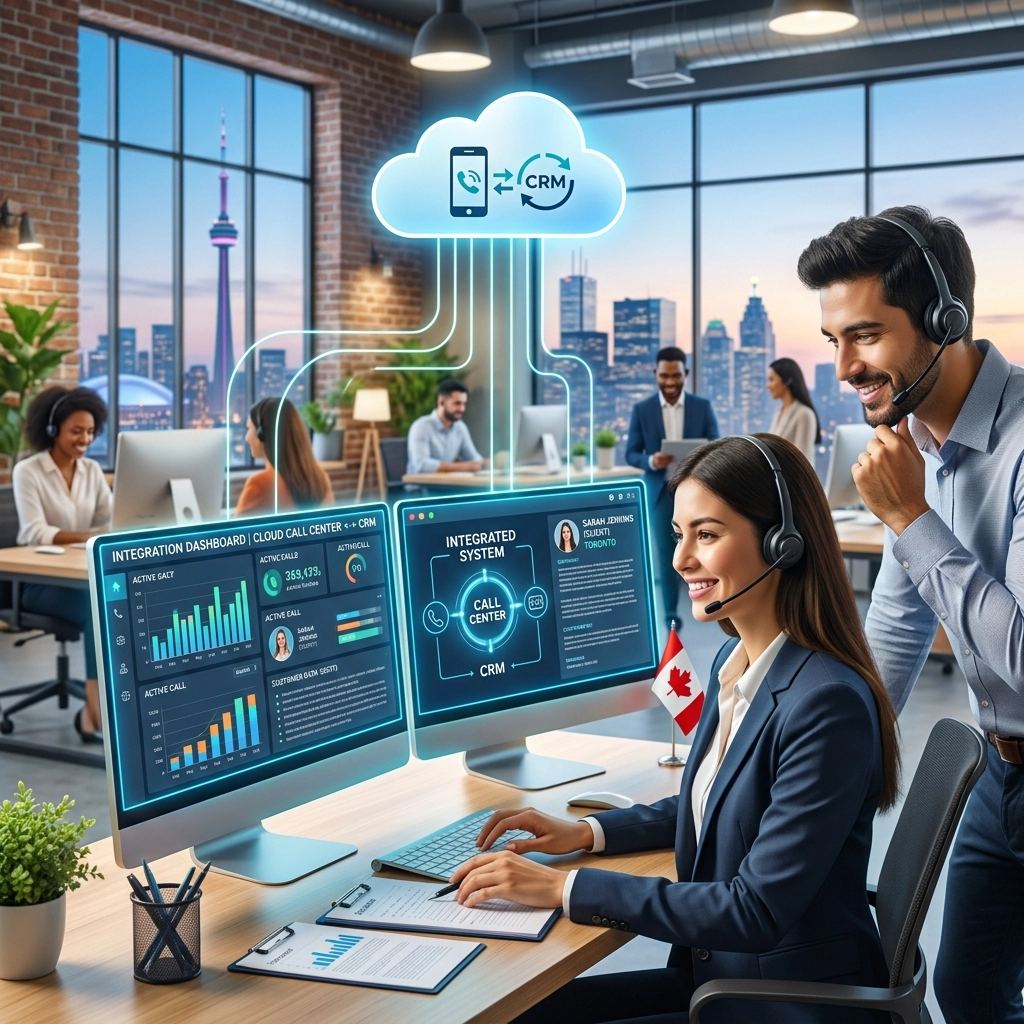 5 Steps How to Integrate Cloud Call Center Solution and CRM (Easy Guide for Canadian Sales Teams)