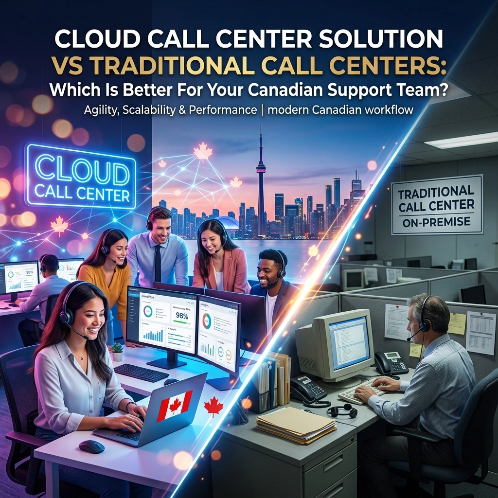 Cloud Call Center Solution Vs Traditional Call Centers: Which Is Better For Your Canadian Support Team?
